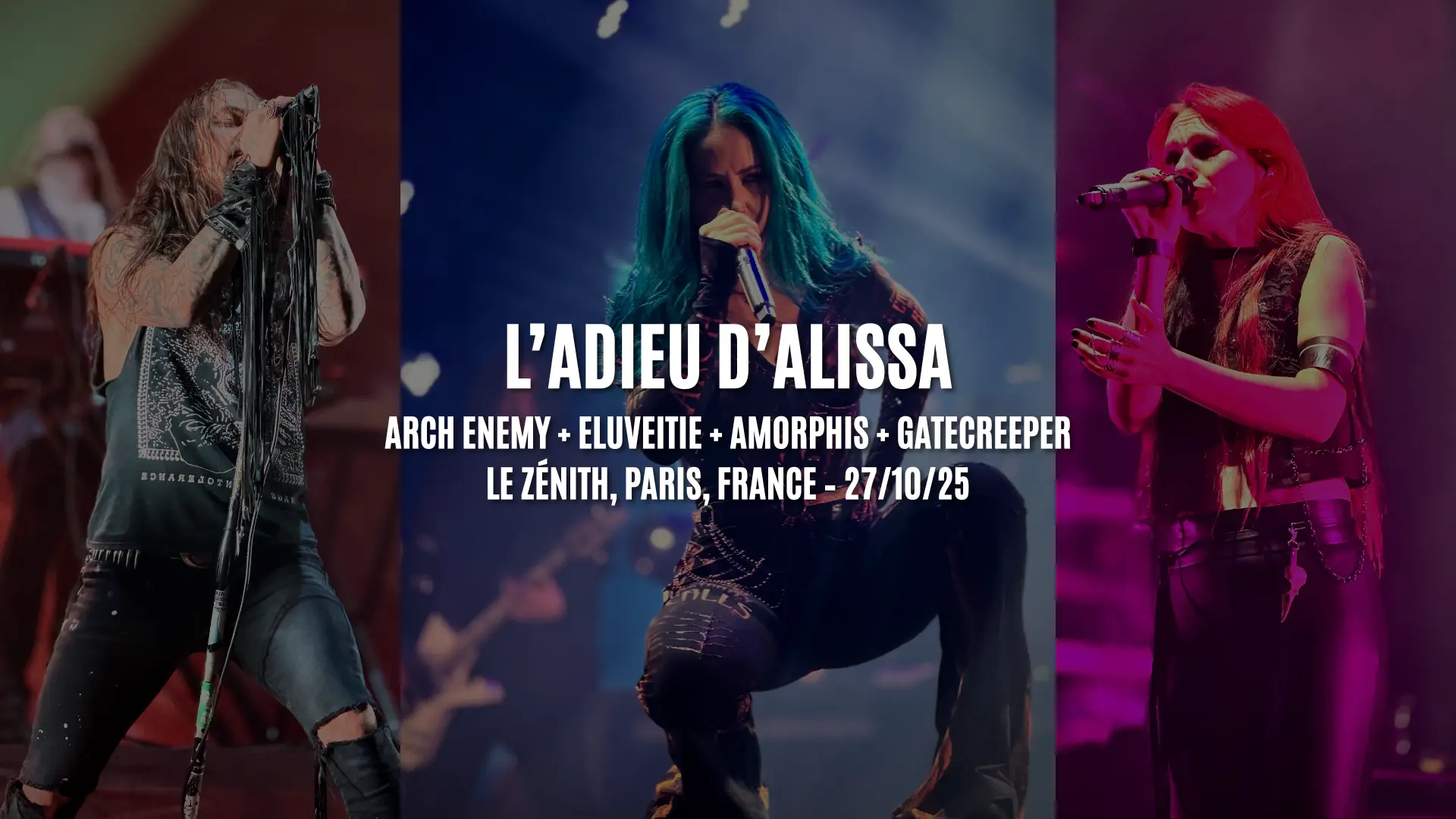 Arch Enemy à Paris : L’adieu involontaire d’Alissa White-Gluz à la France
